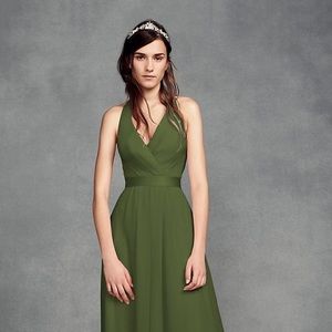 Olive green dress